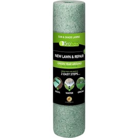 Growtrax Biodegradable Grass Seed Mat, Year Round Green - 100 Sqft Big Roll
