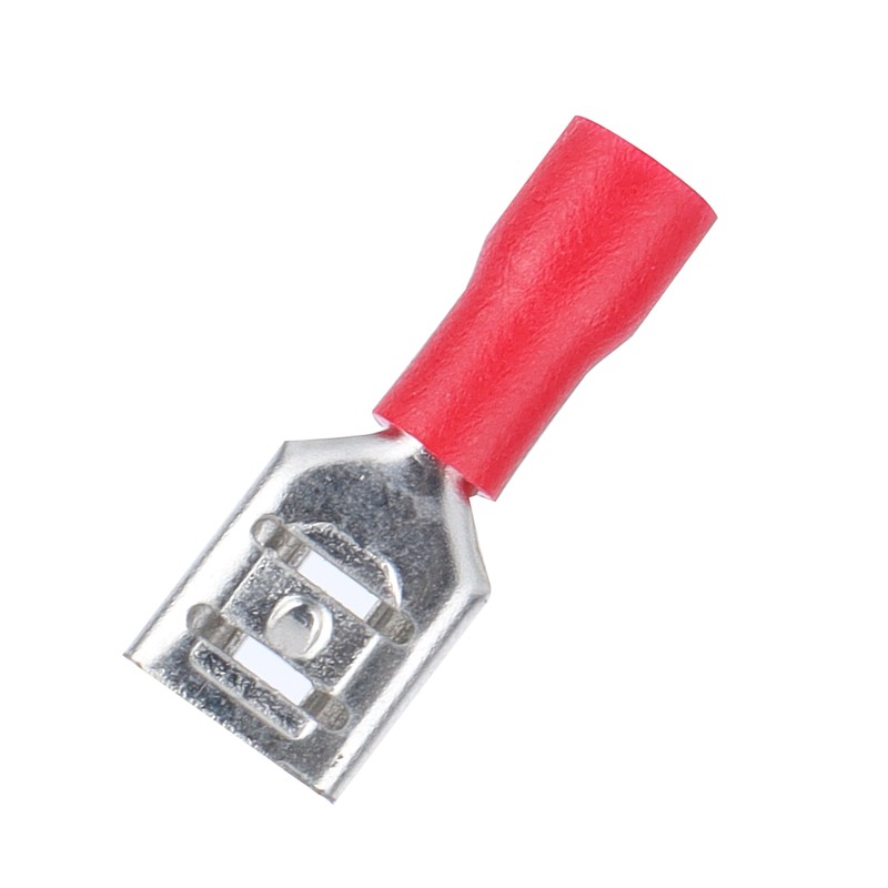 Insulated Spade Wire Connector FDD1.25‑250 Female Sturdy Durable Stable Convenient