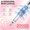 CHERIMOYA Pulidor De Unas Esmeril Drill Profesional 35000RPM,Kit de Taladro