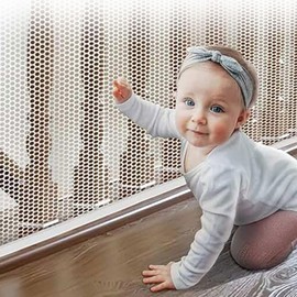 Stair Safety Net Children, Stair Protection Net, Baby Stair Safety Gate, Railing Safety Net, Children's Stair Safety Net for Children, Safety Net, Stair Railing Fence Mesh, Baby Balcony Net