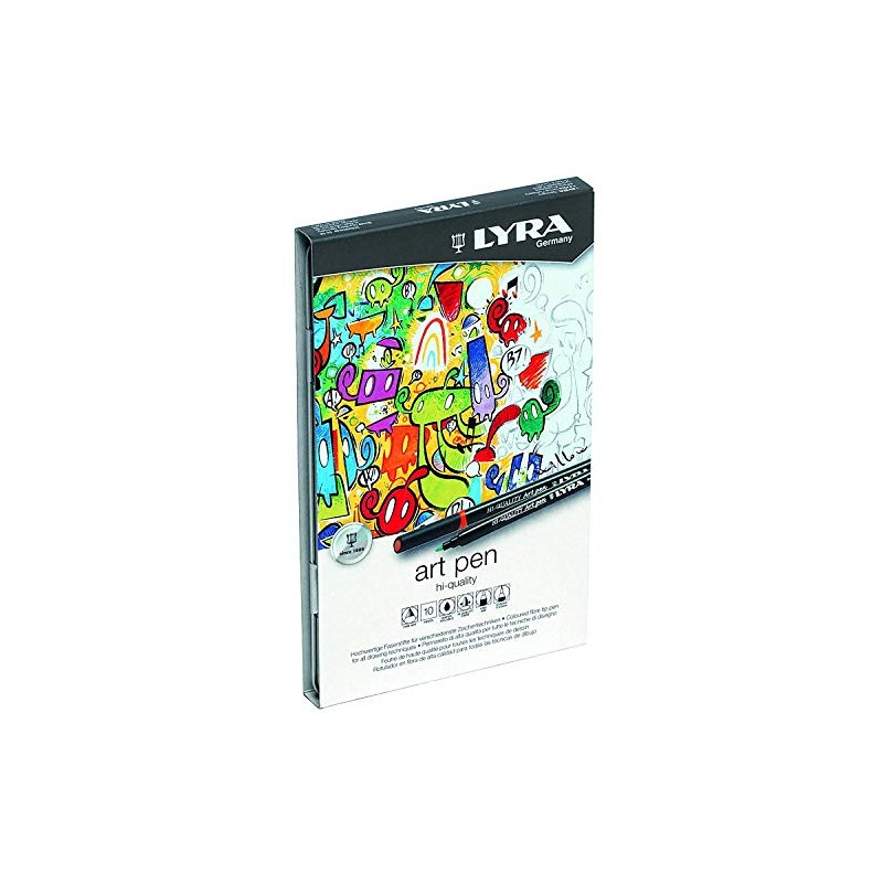 LYRA Art Pen, Fasermaler, 10 Faserstifte