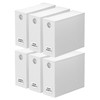 SpaceAid 6 Pack Bed Sheet Organizers and Storage, Foldable Sheet