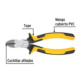 Pretul PCD-8PX, Pinza de corte diagonal 8" mango Comfort Grip