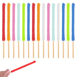 15 Pcs Small Duster Microfiber Detail Duster Sticks Fan Cleaning Brush Fan Duster AC Vent Cleaner Crevice Cleaning Tool Mini Detail Dusters for Cleaning Car Home Duct Window Track