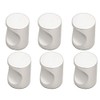 BOZONLI Pack of 6 Round Single Hole Cabinet Knobs, Furniture