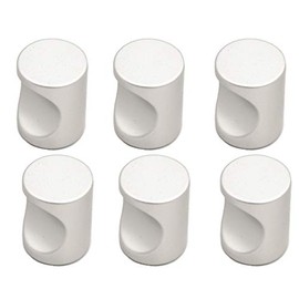 BOZONLI Pack of 6 Round Single Hole Cabinet Knobs, Furniture Knobs, Drawer Handles, Drawer Knobs, Furniture Handles, 17 mm Knobs for Cupboard, Drawer, Kitchen