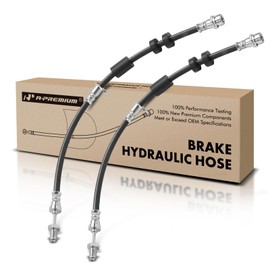 A-Premium Front Driver and Passenger Brake Hydraulic Hoses Compatible with Select Ford Models - Escape 2013 2014 2015 2016 2017 - Replace# CV6Z2078B(Pack of 2)