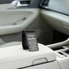 Grandson Drive Safe Car Visor Clip, Stainless Steel Laser Engraved