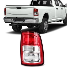 SCITOO Tail Light Assembly Fit 2019-2024 for RAM 2500 3500 Chrome Housing Red Right Tail light 68361714AD