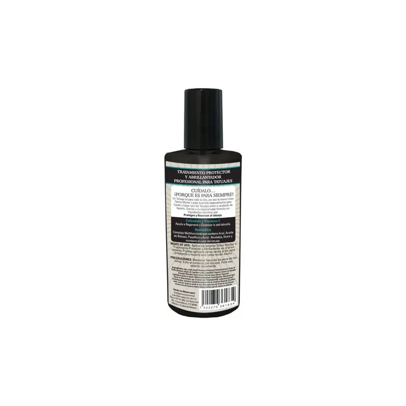 Tattoo Masters Protector Y Abrillantador Para Tatuajes 125ml