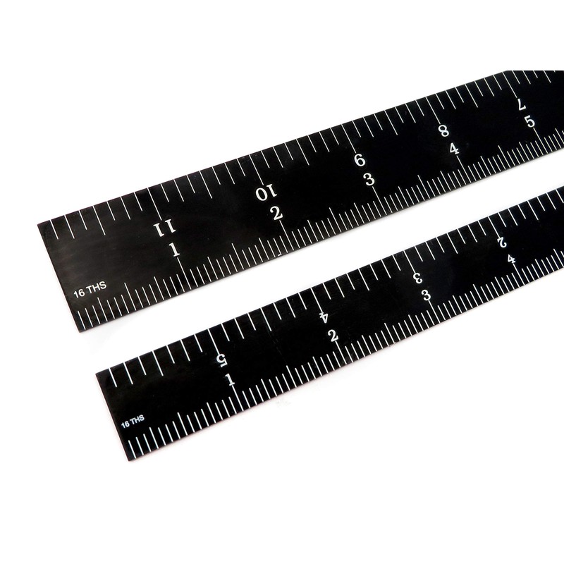 Benchmark Tools 466705/466675 Rigid 4R Machinist Rules 2 Piece Set