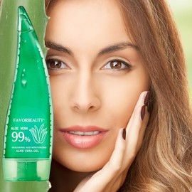 Aloe Vera 99% Gel Sábila Hidratacion Facial Piel Blanqueamiento 120ml Elimina Irritación Calmante Natural Efecto Curativo Elimina Acne y Mejora Apariencia Textura Ligera