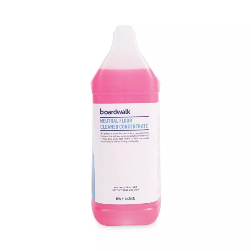 Boardwalk 4404NEA 1 gal. Bottle Lemon Neutral Floor Cleaner Concentrate