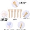 CXINCFBFUSH Golf Tees Bamboo Tees 42mm Short Tees - Approximately