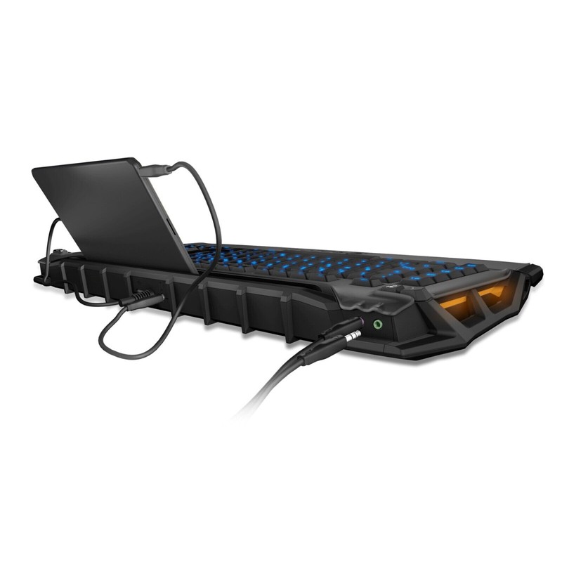 ROCCAT SKELTR - RGB Gaming Keyboard, GREY, NEW (Part# ROC-12-231-GY)