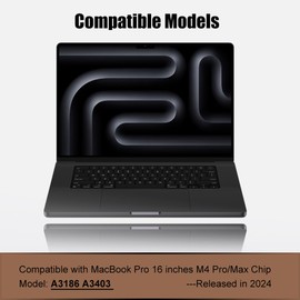 2 Pack Matte Screen Protector for 2024 MacBook Pro 16 inches M4 Chip A3186 A3403 Frosted Anti Scratch 5H Hardness Filter Laptop Protector Accessories (for MacBook Pro 16)