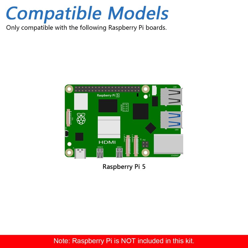Freenove M.2 NVMe Adapter for Raspberry Pi 5 (with 128GB