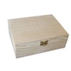 Plain Wooden Tea Bag Box with 6 compartments, Unpainted Case