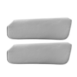 BuliBoao Car Sun Visor, Full Size Truck Sun Visors Cloth LH & RH Light Gray Fits for Chevy GMC Pickup Truck 1988-1998 38-2118-LG, SV201-1808, 15963109