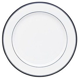 Dansk Concerto Allegro Dinner Plate, White