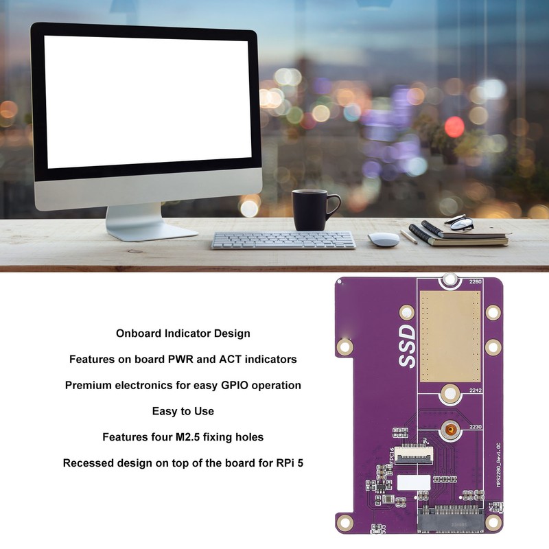 PCIe to M.2 NVMe SSD Expansion Board Support Gen3 SSD