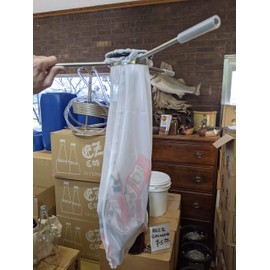 HOP SOCK Brew In A Bag Hop Infusion Straining Bag 23"X6" 200 Micron Nylon Strainer for Fresh and Cone Hops, Botanicals for use with TriLeg Hop Spider