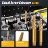 TOPEC Small Screw Extractor Set, 13 PCS Stripped Screw Removal