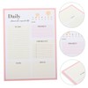 Ciieeo -do List Notepad Planner Tear-Off Daily Schedule Pad Compact