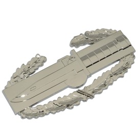 Army Combat Action Metal Decal Auto Emblem