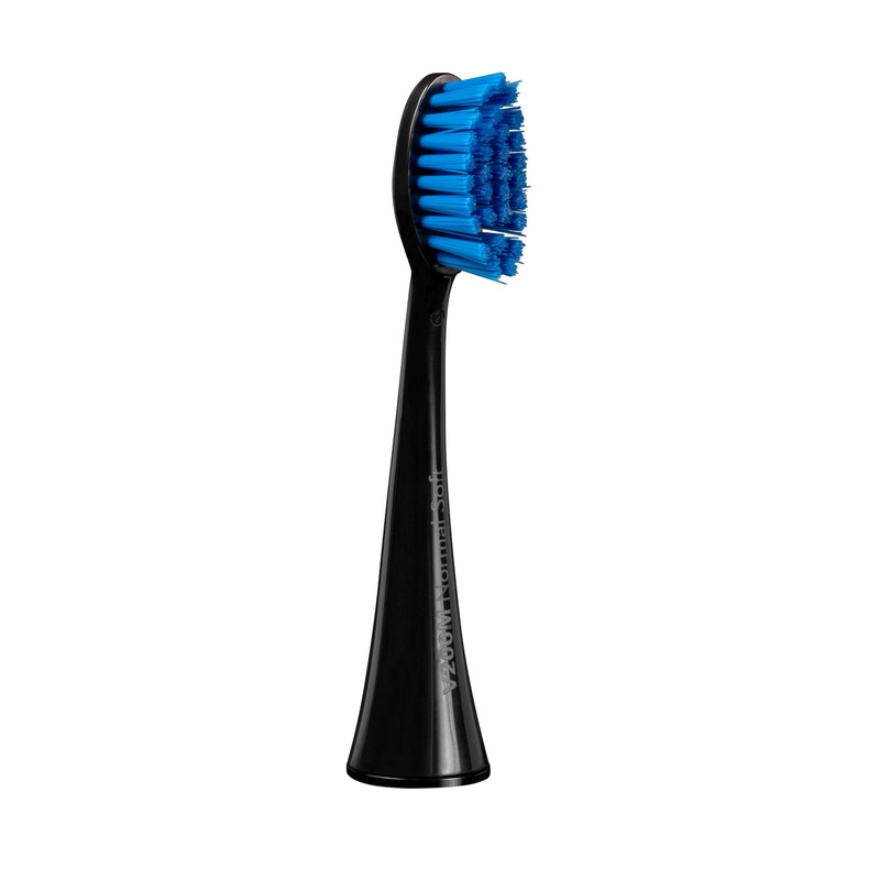 PRO-SYS® Black VarioSonic® Electric Toothbrush Replacement Head (V200M Normal Soft),