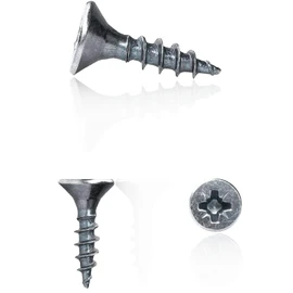 M4 Wood ScrewsZinc Plated Full Thread Self-Tapping Long (0.16" x 0.79") 4.0 x 20mm Box of 100pcs