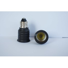 Yi Lighting (E11 to E14) - Mini Candelabra (E11) Base Screw Socket to European Base (E14) Socket Adapter Industrial Grade (1pcs/Pack)