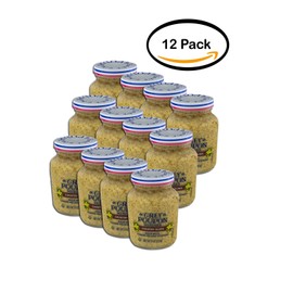 Grey Poupon Country Mustard, 8 Ounce -- 12 Case