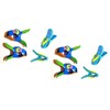 4 Set (8 Ct) 2X Blue Toucan / 2X Blue
