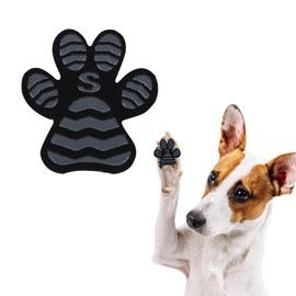Dog Paw Protector Anti Slip Dog Paw Pads for Hot Pavement Toe Grips for Senior Dogs Whole Paws Pads for Dogs Traction Dog Boots & paw Protectors Stickers for Dogs feet Black S24Pcs