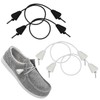 UamGlsob 2Pairs Elastic Shoelaces for Hey Dude Shoes, No Tie