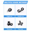 36PCS 1/2" Double Cable Clamps 304 Stainless Steel with Upgraded