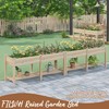 FILWH FILWH Raised Garden Bed with Legs Elevated Wooden Planter