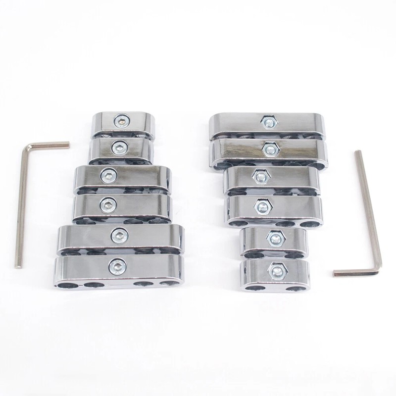 Unbranded 2sets 8.5mm 8.8mm 9mm Chrome Spark Plug Wire Separators