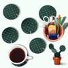 Coasters Cactus Set of 6 DIY Funny Coasters for Drinks