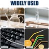 Podoy Straw Brush Pipe Cleaner with 18" Long White Nylon