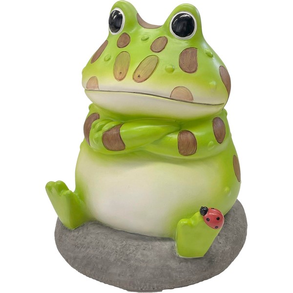 DAIKAI 47089 Copo Garden Horned Frog and Ladybug Approx. 5.9