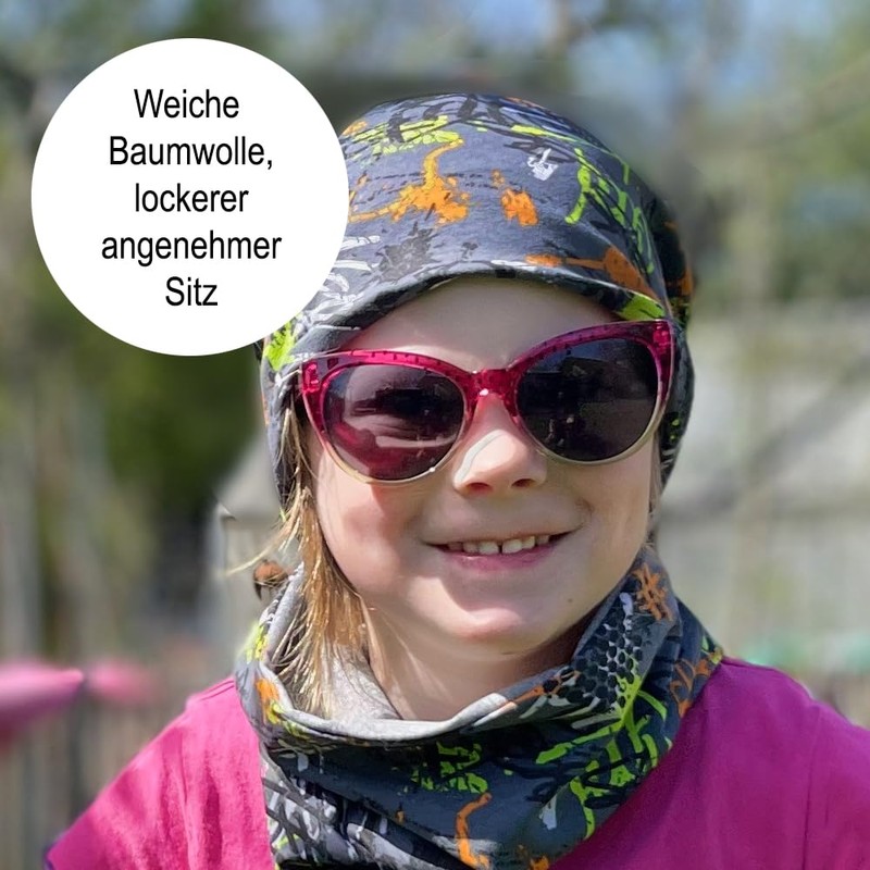 Wollhuhn Eco Lightweight Boys / Girls Jersey Slip-On Scarf /
