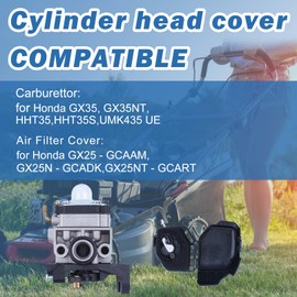 AUMEL Carburettor Air Filter Cover Housing Gasket Kit for Honda GX25 GX25NT HHT25S Motor of Lawnmower Motor 17231-Z0H-010 Replace