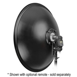 Fotodiox 16" Beauty Dish Kit with Soft Diffuser Sock and 50 Degree Grid, for Canon Flash Speedlite 600EX-RT, 580EX, II, 430EX, II, 380EX, 270EX, 270EX II, 540EX. 550EX, 300TL, Beautydish