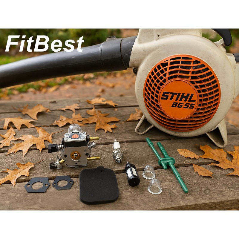 FitBest C1Q-S68 Carburetor Tune-Up Kit for Stihl BG45 BG46 BG55