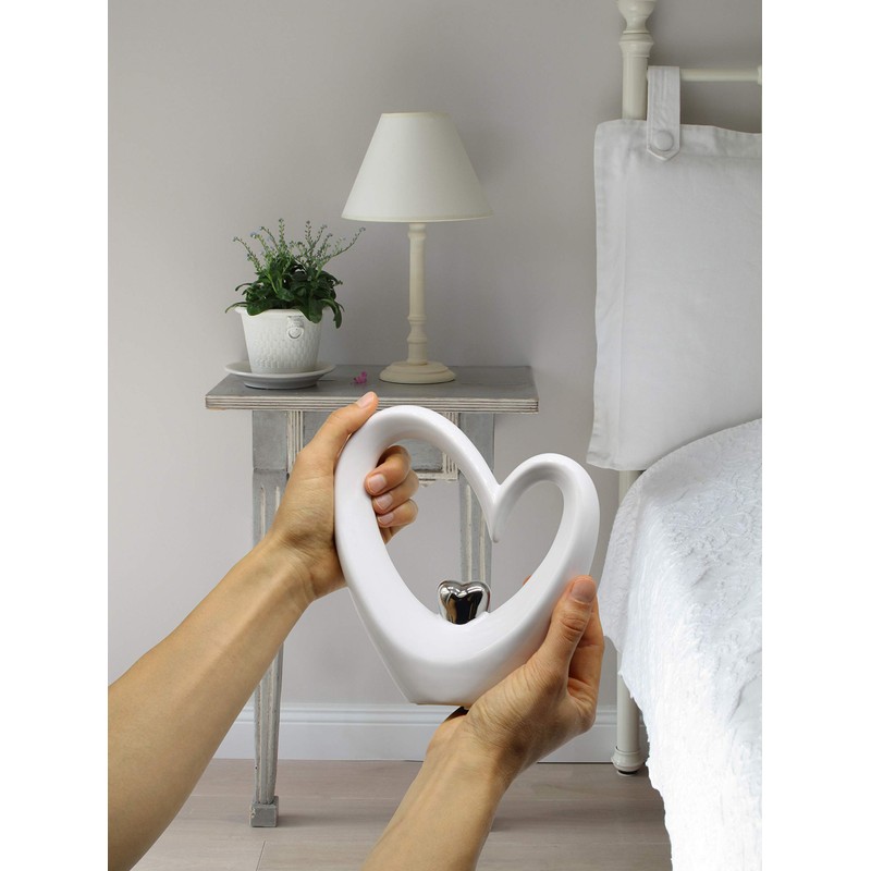 FeinKnick Stylish Heart for Decoration – Modern Decorative Heart 19