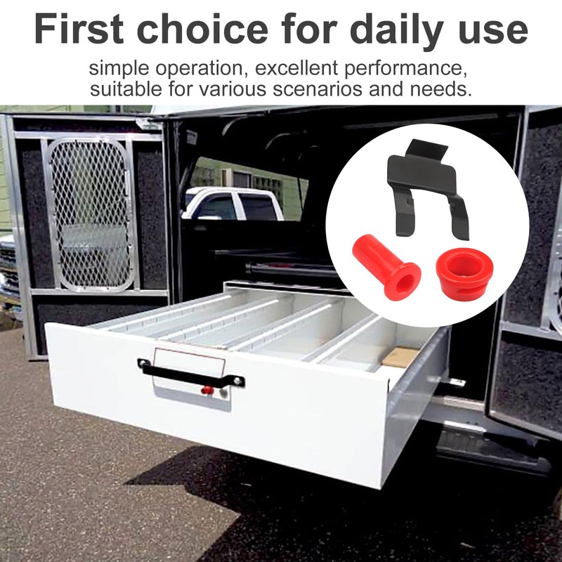 VIDABTE 70903 Pushbutton Assembly for Weather Guard, Universal Red PushButton