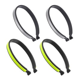 Cycling Trouser Clips, 4 pcs Safety Bicycle Elastic Ankle Safety Bands, High Reflective Pant Leg Cuff Clips for Riding Fishing Outdoor Recreation, Reflective Gear Accessories for Men Women Ankles