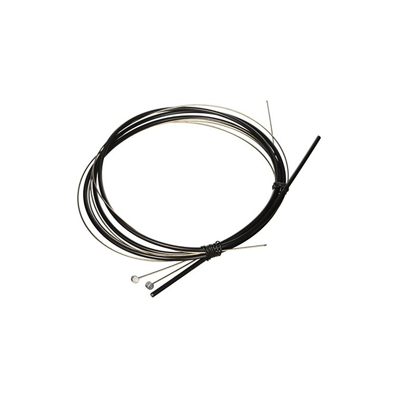 Shimano Y80098021 MTB Brake Cable Set, Stainless Steel, Black
